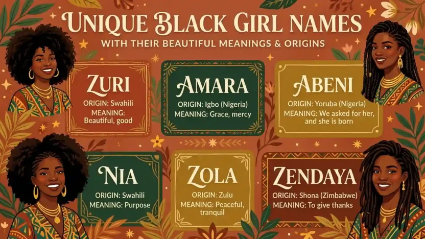 unique names for black girls